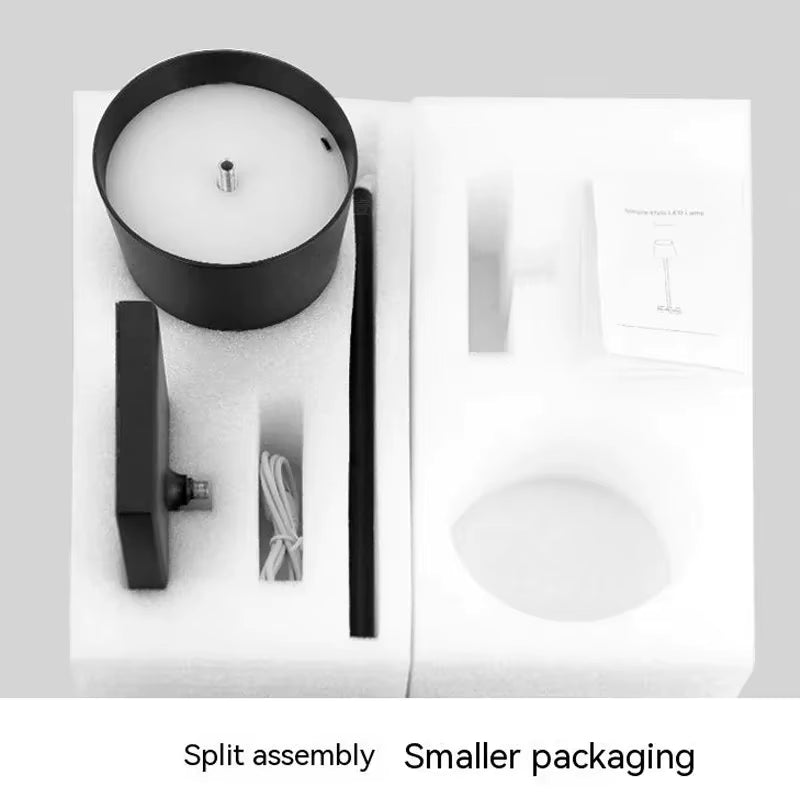 Wiederaufladbare LED-Tischlampe mit Stil und Funktion